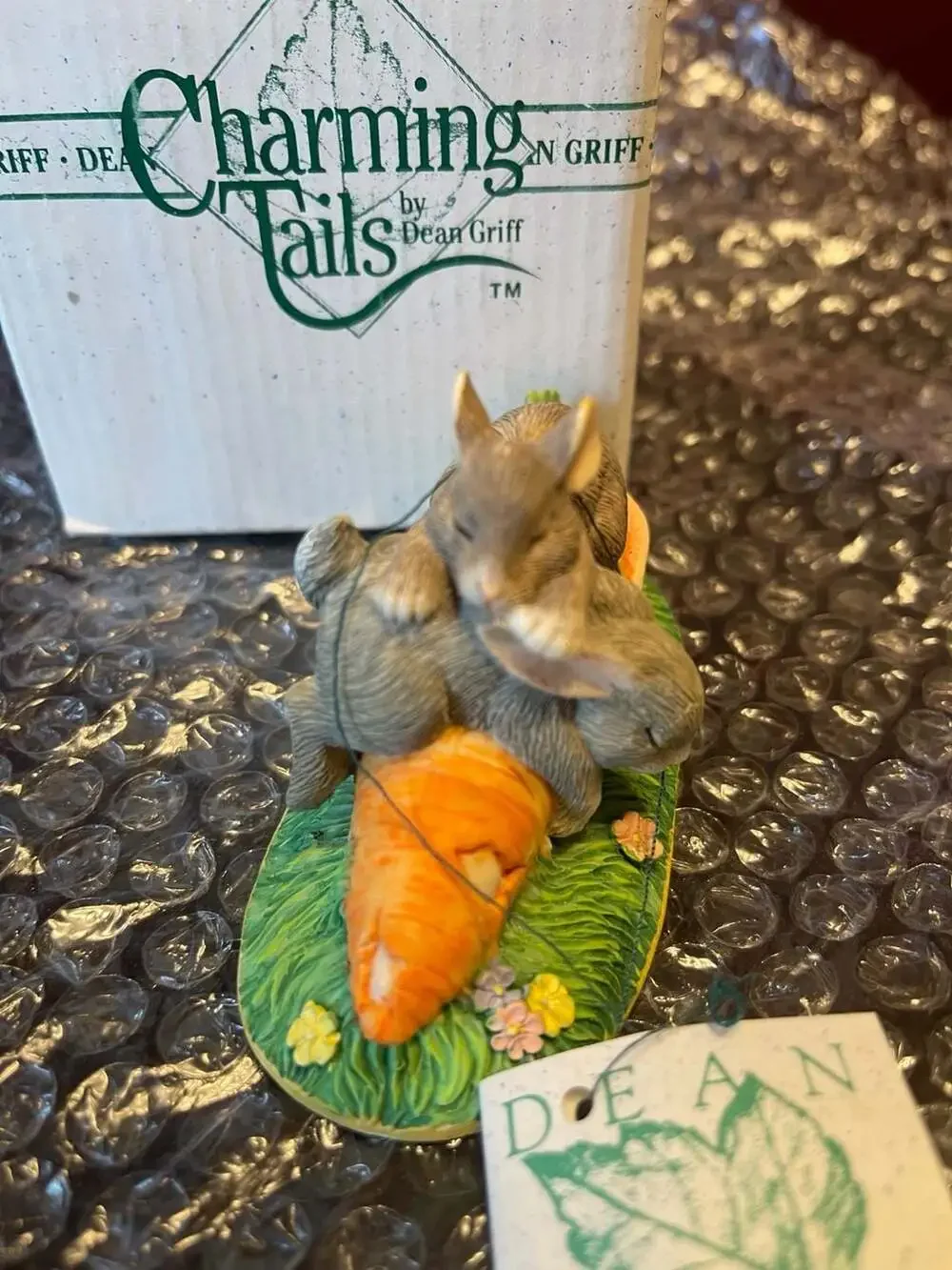 After Lunch Snooze - Vintage Figurine From Charming Tails Collection Handcrafted